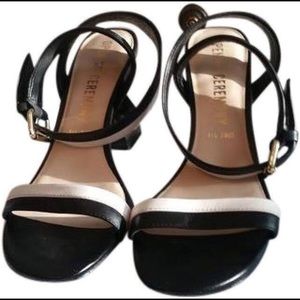 Opening Ceremony Black n White Stripe Sandals